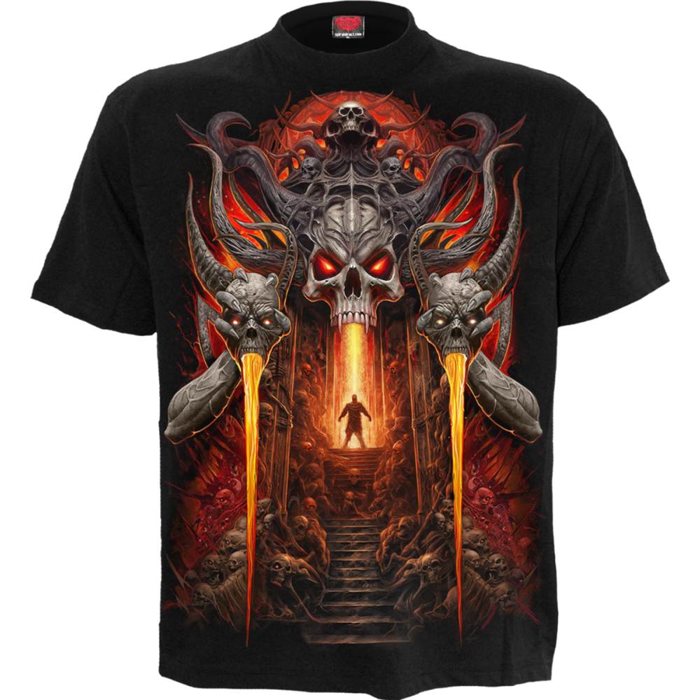Spiral - Gates Of Hell Heren Tshirt - Zwart
